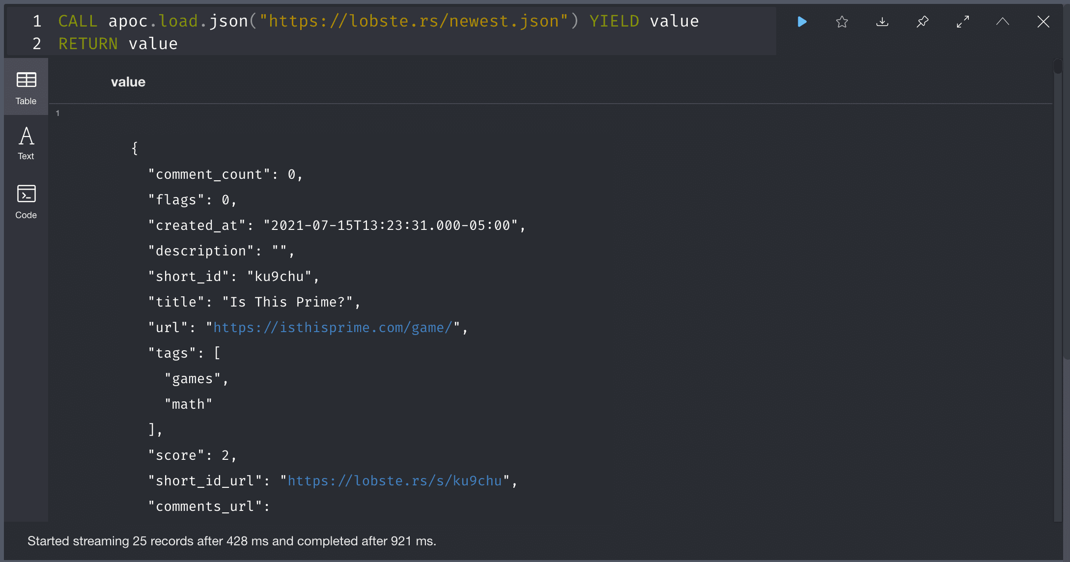 Using apoc.load.json