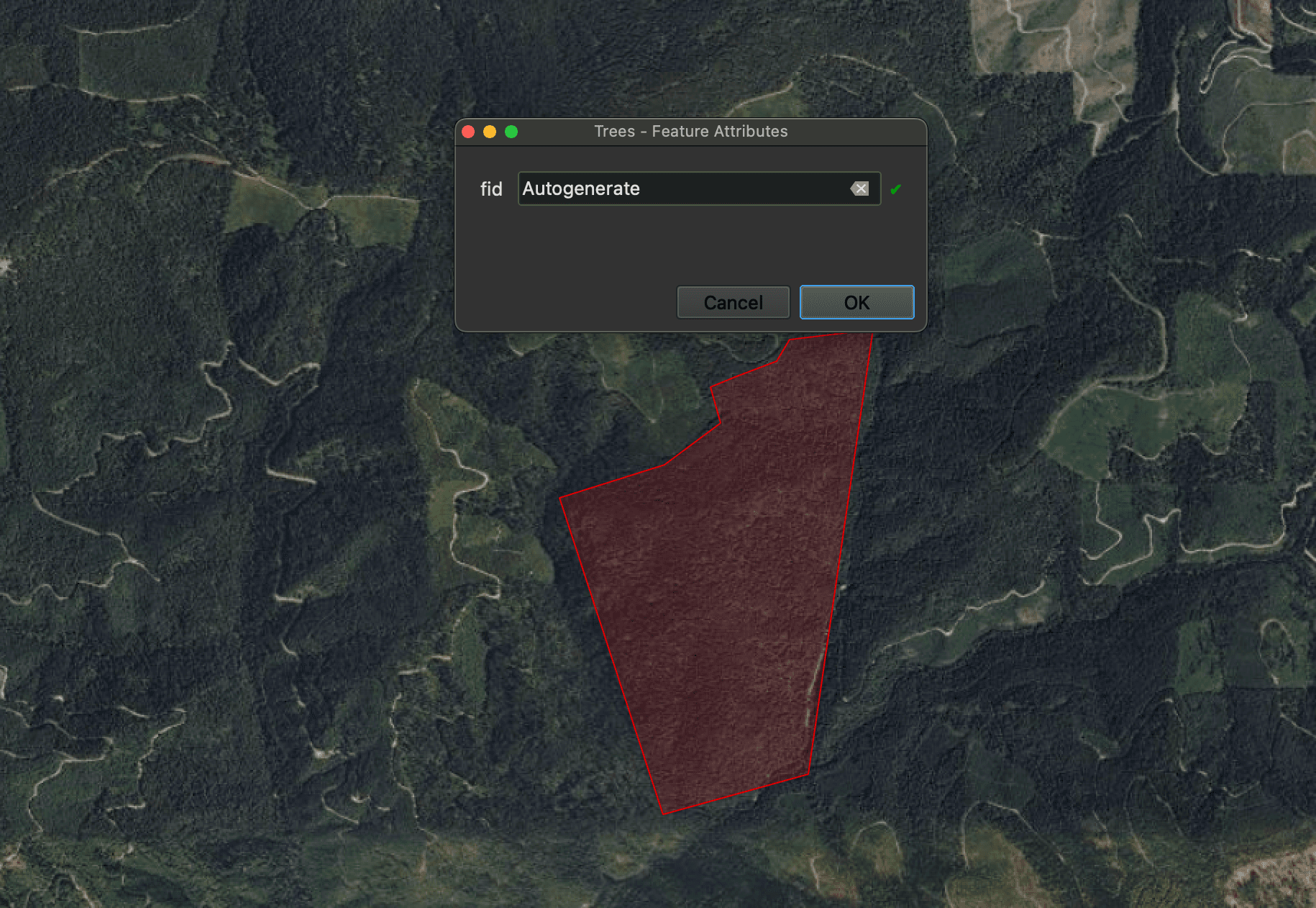 Adding polygon features