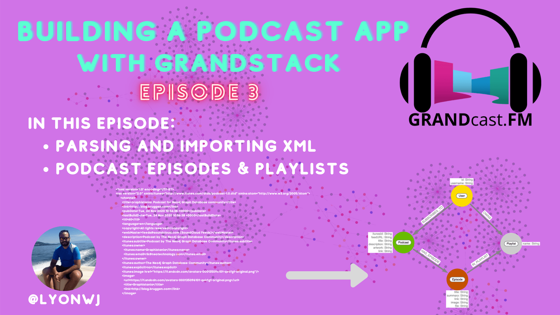 Parsing And Importing XML With Neo4j: Adding Episodes and Playlists To GRANDcast.FM Podcast App